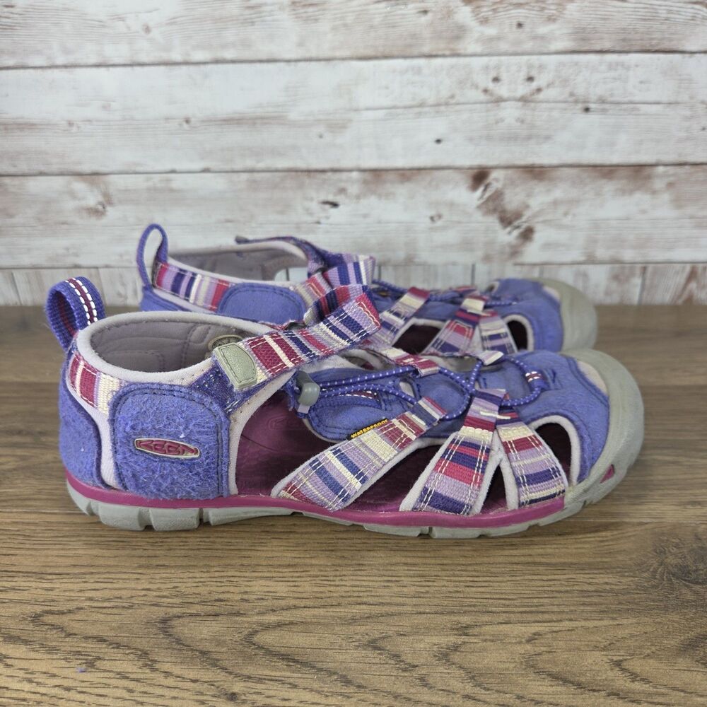 Keen Seacamp Girls 3y Waterproof Sandal Shoe Liberty Raya Purple Youth
